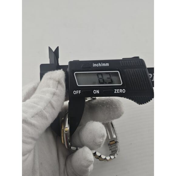 Seiko S3 3Y03-0160 Ladies Presidential Style Fluted Bezel Quartz New Battery - Picture 11 of 12